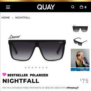 Quay shield nightfall polarized